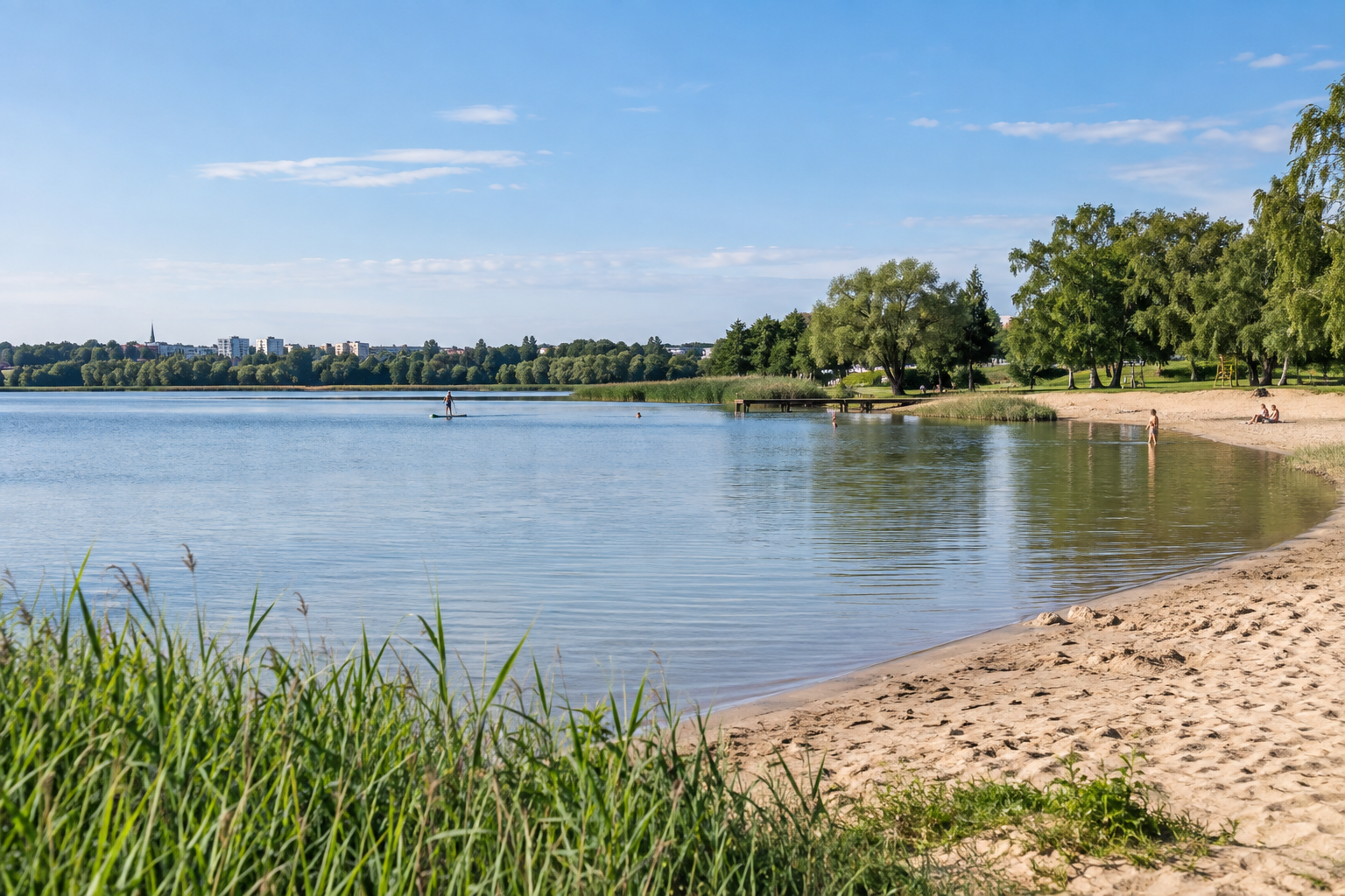 Harku järv: rand, ujumine, parkimine ja ohutu puhkus
