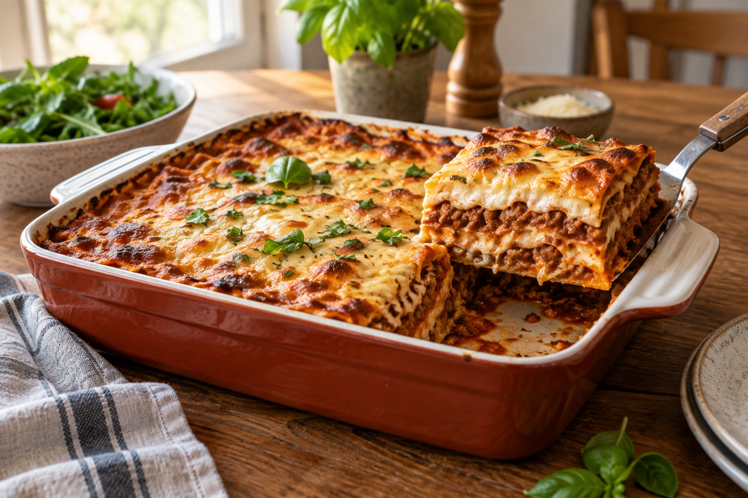 Lasanje retsept: klassikaline ragù, siidine béchamel ja kindel tulemus