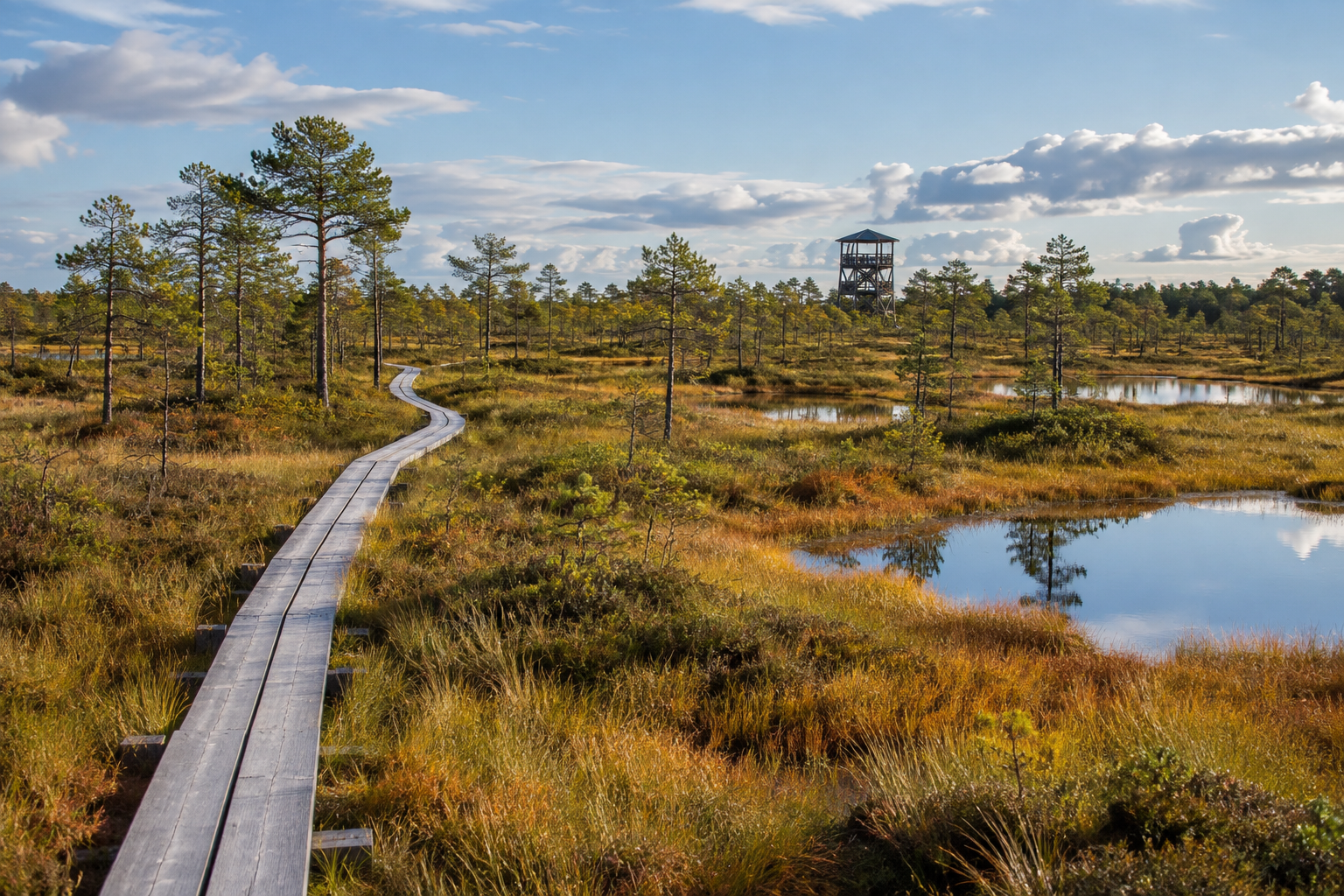 Nigula raba: 6 km õpperada, vaatetorn ja Salupeaksi