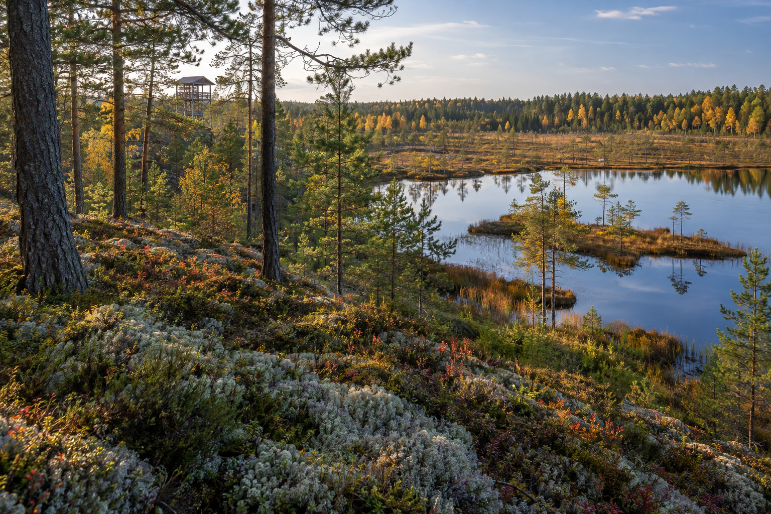 Paukjärve matkarada: 5 km rada, neli järve ja vaatetorn