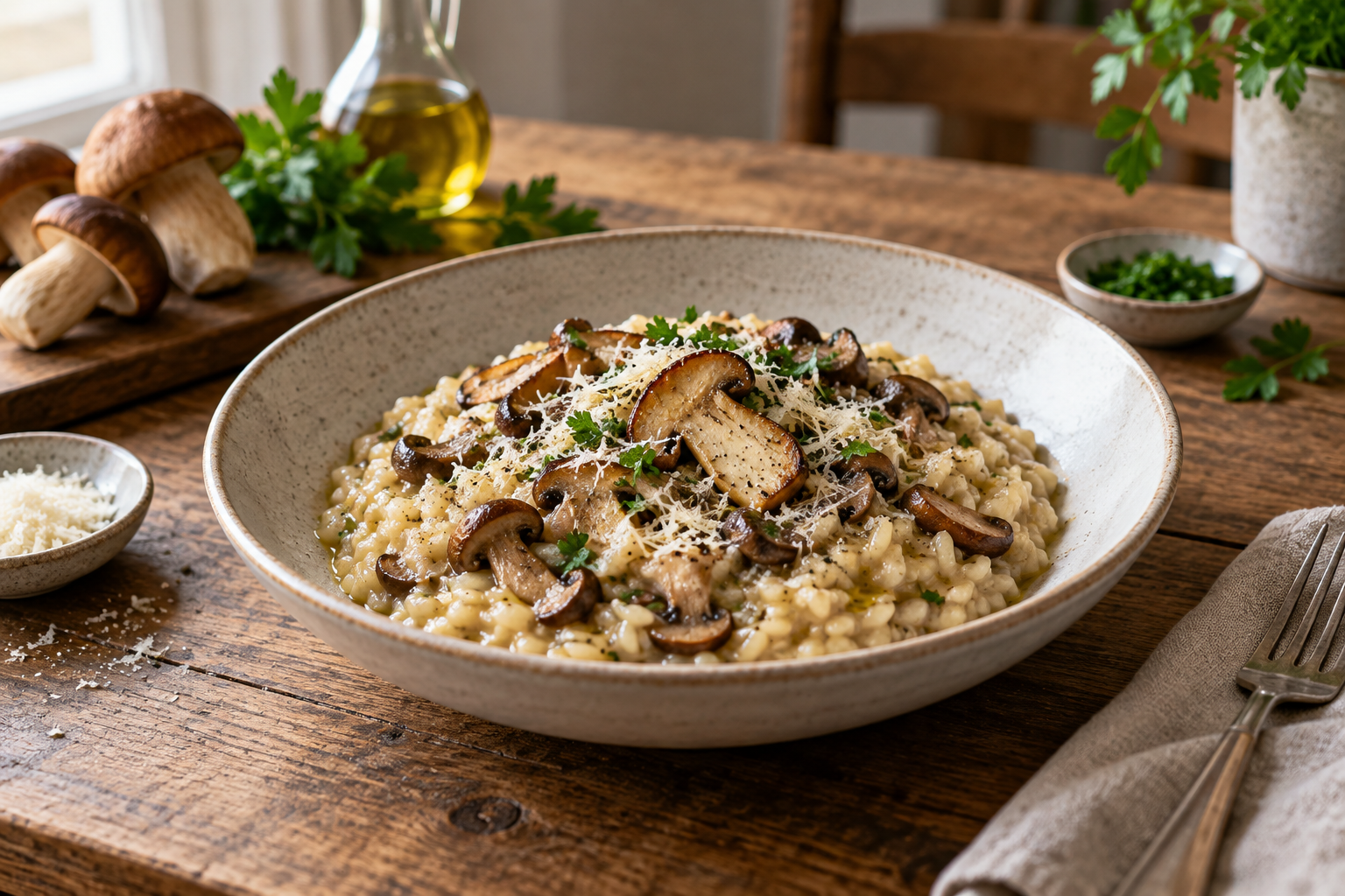 Risotto retsept: kreemjas tulemus samm-sammult