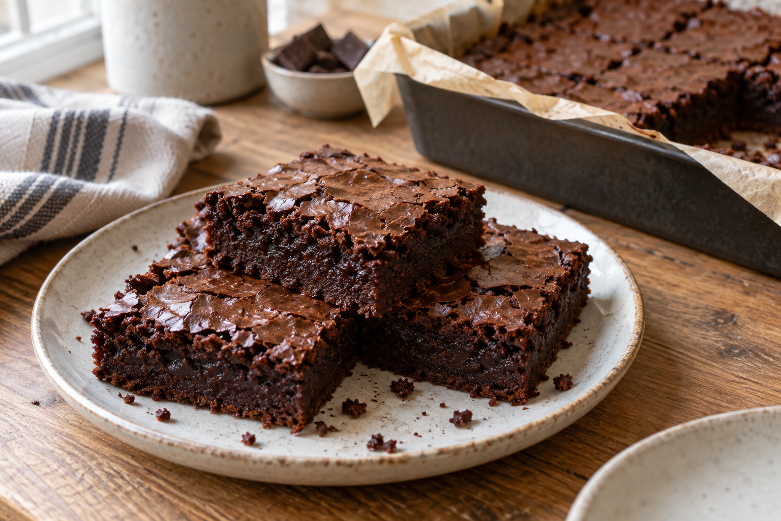 Brownie retsept: mahlane sisu, läikiv koorik ja täpne küpsetusaeg