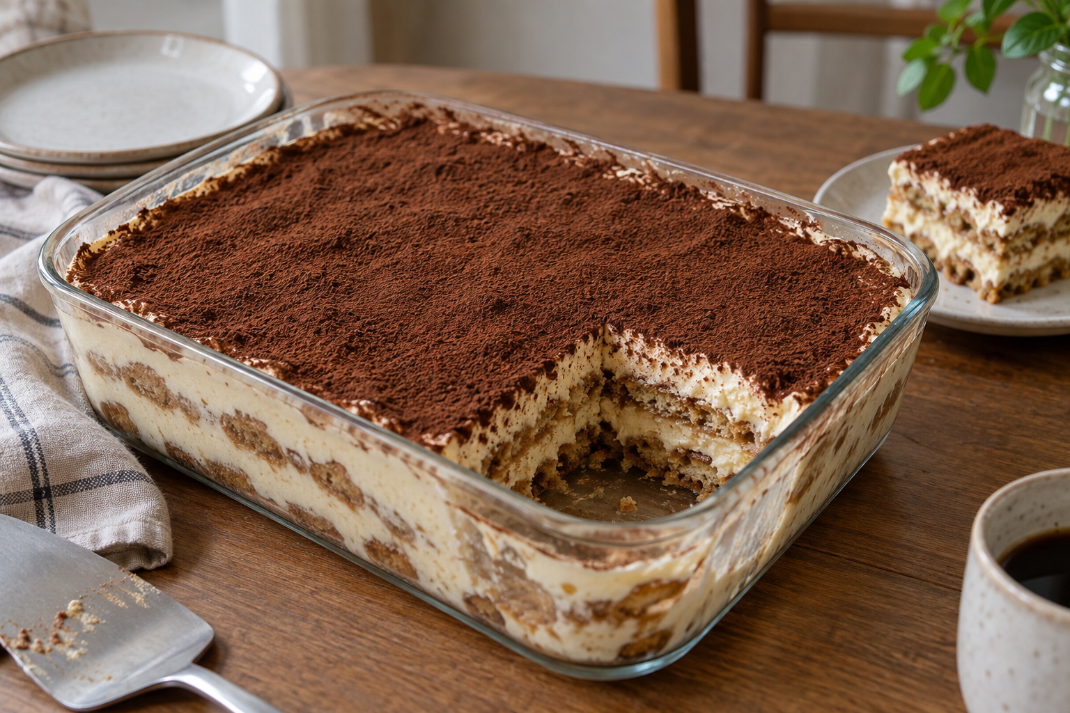 Tiramisu retsept: klassikaline kreem, õige kohvikogus ja kindel tulemus